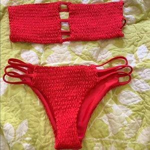 Red bikini